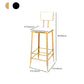 Contemporary Style Upholstered Counter Stool Bar-height Bar Stool with Metal Legs Clearhalo 'Bar Furniture' 'Bar Stools' 'bar_stools' 'furn' 'furn_bar_stools' 'Furniture' 'Kitchen & Dining Furniture' 6244729
