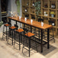 Contemporary Style Counter-height Stool Living Room Bar Stool with Metal Legs