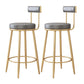 Modern Style Upholstered Counter Stool Round Living Room Bar Stool