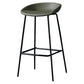 Contemporary Faux Leather Counter Stool Counter Height Bar Stool with Footrest Army Green 1 Piece Clearhalo 'Bar Furniture' 'Bar Stools' 'bar_stools' 'furn' 'furn_bar_stools' 'Furniture' 'Kitchen & Dining Furniture' 6244972
