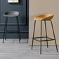 Contemporary Faux Leather Counter Stool Counter Height Bar Stool with Footrest Clearhalo 'Bar Furniture' 'Bar Stools' 'bar_stools' 'furn' 'furn_bar_stools' 'Furniture' 'Kitchen & Dining Furniture' 6244974