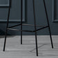 Contemporary Faux Leather Counter Stool Counter Height Bar Stool with Footrest Clearhalo 'Bar Furniture' 'Bar Stools' 'bar_stools' 'furn' 'furn_bar_stools' 'Furniture' 'Kitchen & Dining Furniture' 6244985