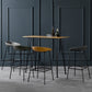 Contemporary Faux Leather Counter Stool Counter Height Bar Stool with Footrest Clearhalo 'Bar Furniture' 'Bar Stools' 'bar_stools' 'furn' 'furn_bar_stools' 'Furniture' 'Kitchen & Dining Furniture' 6244997