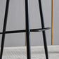 Contemporary Armless Bar Stool Faux Leather Bar Stool for Living Room Clearhalo 'Bar Furniture' 'Bar Stools' 'bar_stools' 'furn' 'furn_bar_stools' 'Furniture' 'Kitchen & Dining Furniture' 6245191