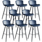 Contemporary Armless Bar Stool Faux Leather Bar Stool for Living Room Blue 8 Piece Set Bar Stool(30"H) Clearhalo 'Bar Furniture' 'Bar Stools' 'bar_stools' 'furn' 'furn_bar_stools' 'Furniture' 'Kitchen & Dining Furniture' 6245244