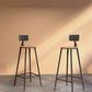 Metal Indoor/ Outdoor Counter Stools Modern Round Armless Bar Stool