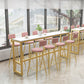 Scandinavian Upholstered Counter Stool Round Bar-height Bar Stool for Indoor Clearhalo 'Bar Furniture' 'Bar Stools' 'bar_stools' 'furn' 'furn_bar_stools' 'Furniture' 'Kitchen & Dining Furniture' 6245747