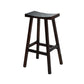 Backless Contoured Seat Contemporary Solid Wood Bar Stool for Restaurant Clearhalo 'Bar Furniture' 'Bar Stools' 'bar_stools' 'furn' 'furn_bar_stools' 'Furniture' 'Kitchen & Dining Furniture' 6245782
