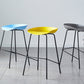 Contemporary Low Back Armless Bar Stool Plastic Bar Stool with Metal Legs Clearhalo 'Bar Furniture' 'Bar Stools' 'bar_stools' 'furn' 'furn_bar_stools' 'Furniture' 'Kitchen & Dining Furniture' 6245799