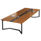 Mesa de reuniones de la oficina rectángulo escritorio de escritura de madera de estilo moderno