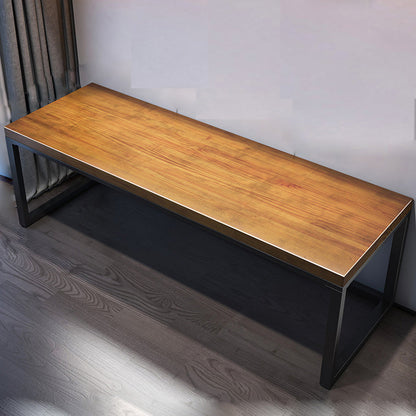 Bureau d'écriture rectangulaire en bois massif maison de jeu industriel