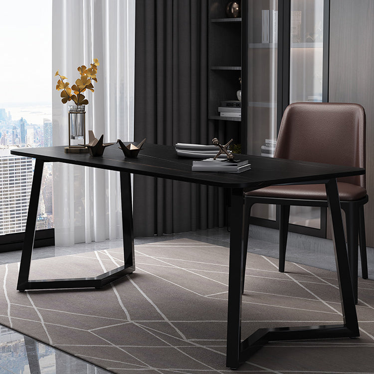 Bureau industriel rectangulaire du bureau à domicile avec des jambes en métal