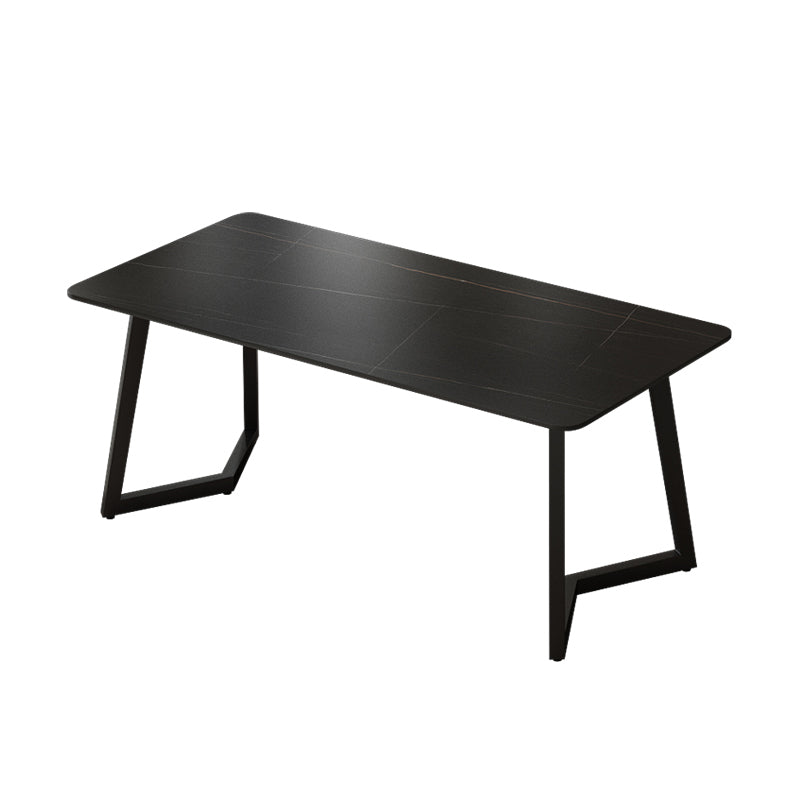 Bureau industriel rectangulaire du bureau à domicile avec des jambes en métal