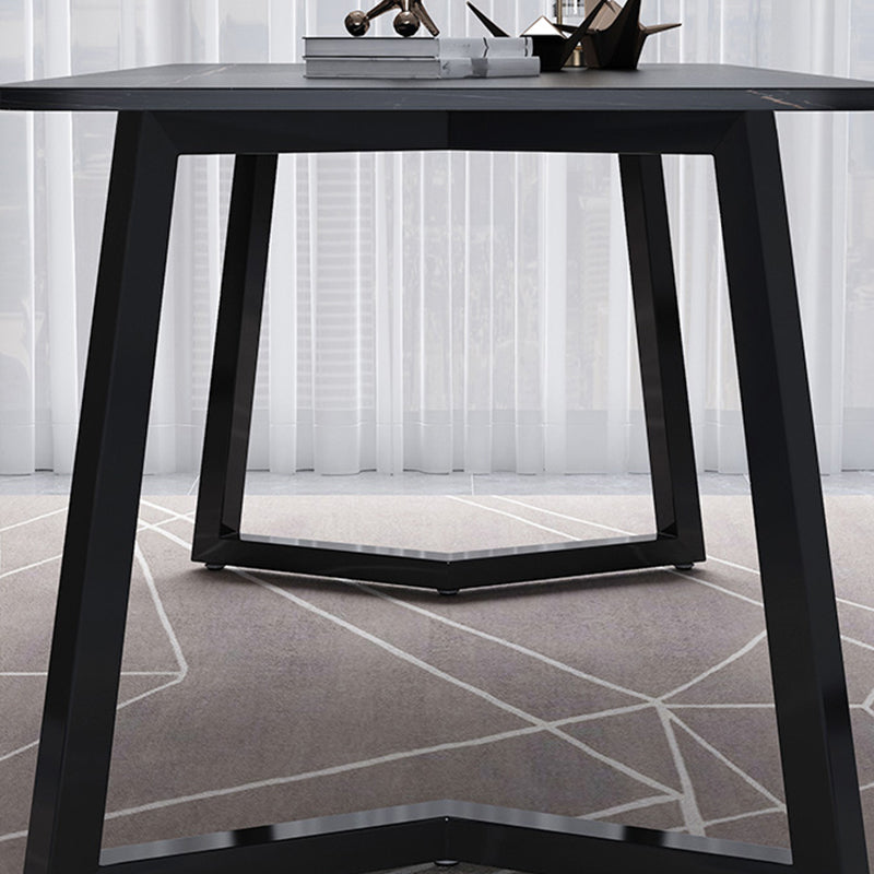 Bureau industriel rectangulaire du bureau à domicile avec des jambes en métal