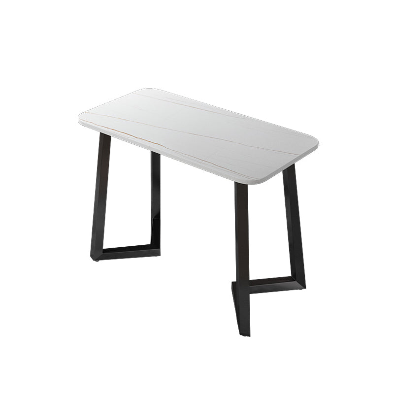 Bureau industriel rectangulaire du bureau à domicile avec des jambes en métal