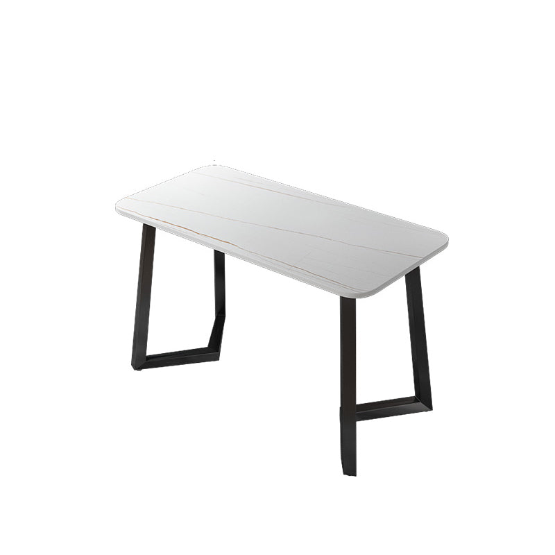 Bureau industriel rectangulaire du bureau à domicile avec des jambes en métal