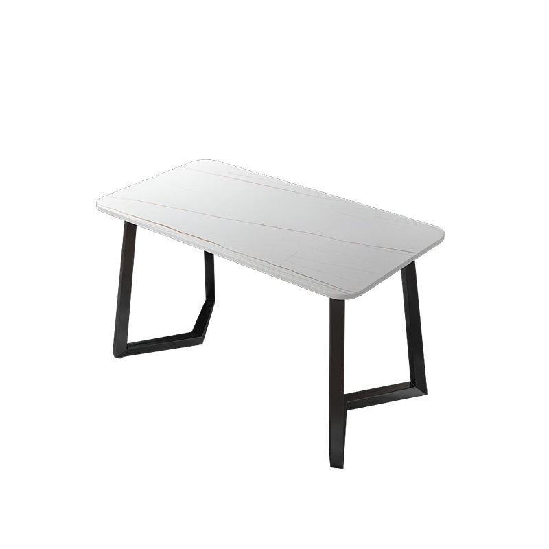 Bureau industriel rectangulaire du bureau à domicile avec des jambes en métal