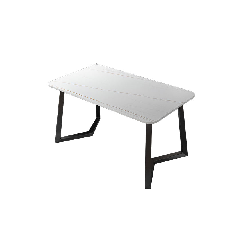 Bureau industriel rectangulaire du bureau à domicile avec des jambes en métal