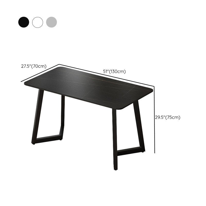 Bureau industriel rectangulaire du bureau à domicile avec des jambes en métal
