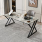 Industrial Rectangular Writing Desk Marble Office Desk with Metal Legs Clearhalo 'furn' 'furn_office_desk' 'Furniture' 'Office Desks' 'Office Furniture' 'office_desk' 6246521