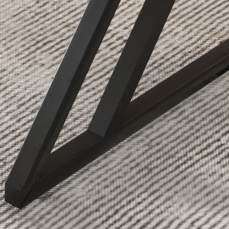 Industrial Rectangular Writing Desk Marble Office Desk with Metal Legs Clearhalo 'furn' 'furn_office_desk' 'Furniture' 'Office Desks' 'Office Furniture' 'office_desk' 6246529