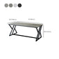 Industrial Rectangular Writing Desk Marble Office Desk with Metal Legs Clearhalo 'furn' 'furn_office_desk' 'Furniture' 'Office Desks' 'Office Furniture' 'office_desk' 6246551