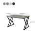 Industrial Rectangular Writing Desk Marble Office Desk with Metal Legs Clearhalo 'furn' 'furn_office_desk' 'Furniture' 'Office Desks' 'Office Furniture' 'office_desk' 6246552