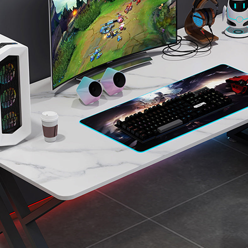 Rechthoekige woning schrijven bureau moderne stijl stenen gaming bureau