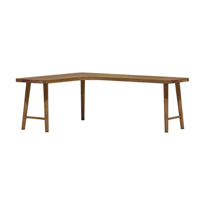 Mesa de escritura de madera sólida mesa de trabajo de estilo moderno para dormitorio