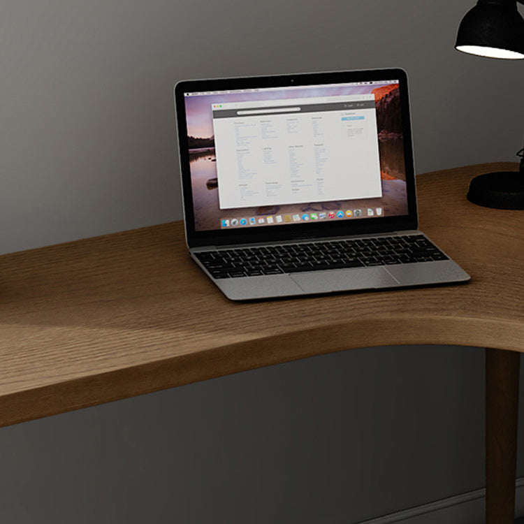 Mesa de escritura de madera sólida mesa de trabajo de estilo moderno para dormitorio