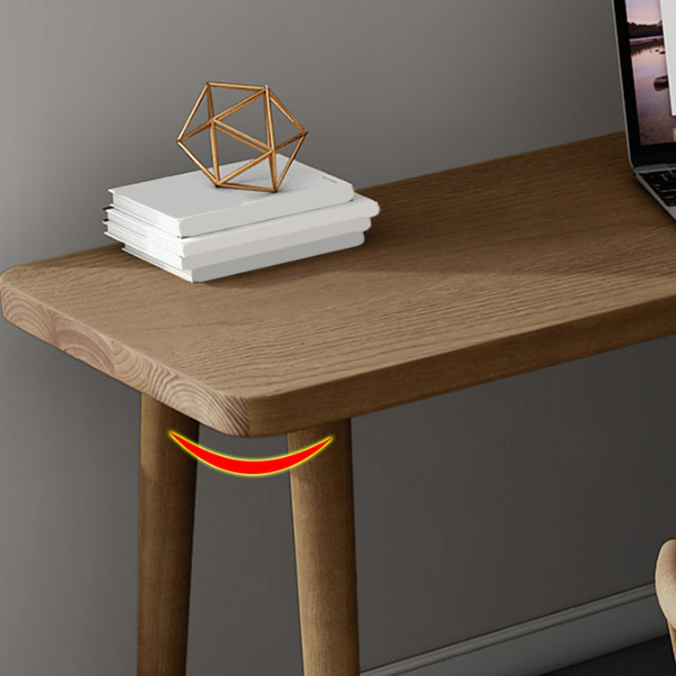 Mesa de escritura de madera sólida mesa de trabajo de estilo moderno para dormitorio