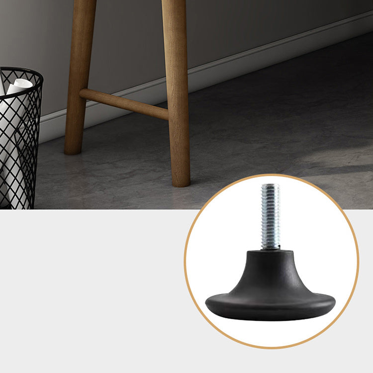 Mesa de escritura de madera sólida mesa de trabajo de estilo moderno para dormitorio