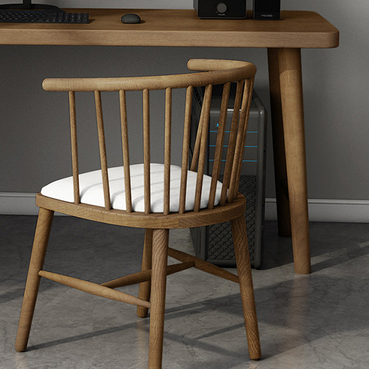 Mesa de escritura de madera sólida mesa de trabajo de estilo moderno para dormitorio