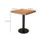 Industrial Metal Base Bar Table Black Iron Solid Wood Pub Table for Patio Clearhalo 'Bar Furniture' 'Bar Tables' 'bar_tables' 'furn' 'furn_bar_tables' 'Furniture' 'Kitchen & Dining Furniture' 6247168