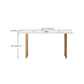 Glam Pub Table Rectangle Bar Height Bar Table for Cafe and Breakroom Clearhalo 'Bar Furniture' 'Bar Tables' 'bar_tables' 'furn' 'furn_bar_tables' 'Furniture' 'Kitchen & Dining Furniture' 6247331
