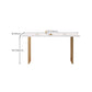 Glam Pub Table Rectangle Bar Height Bar Table for Cafe and Breakroom Clearhalo 'Bar Furniture' 'Bar Tables' 'bar_tables' 'furn' 'furn_bar_tables' 'Furniture' 'Kitchen & Dining Furniture' 6247332