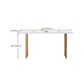 Glam Pub Table Rectangle Bar Height Bar Table for Cafe and Breakroom Clearhalo 'Bar Furniture' 'Bar Tables' 'bar_tables' 'furn' 'furn_bar_tables' 'Furniture' 'Kitchen & Dining Furniture' 6247333
