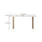 Glam Pub Table Rectangle Bar Height Bar Table for Cafe and Breakroom Clearhalo 'Bar Furniture' 'Bar Tables' 'bar_tables' 'furn' 'furn_bar_tables' 'Furniture' 'Kitchen & Dining Furniture' 6247334