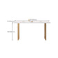 Glam Pub Table Rectangle Bar Height Bar Table for Cafe and Breakroom Clearhalo 'Bar Furniture' 'Bar Tables' 'bar_tables' 'furn' 'furn_bar_tables' 'Furniture' 'Kitchen & Dining Furniture' 6247335