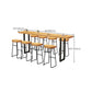 Modern Solid Wood Bar Table Sled Base Dining Table for Kitchen Living Room Coffee Room Clearhalo 'Bar Furniture' 'Bar Tables' 'bar_tables' 'furn' 'furn_bar_tables' 'Furniture' 'Kitchen & Dining Furniture' 6247354