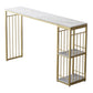 Rectangle Pub Table Glam Style Bar Height Bar Table for Breakroom Clearhalo 'Bar Furniture' 'Bar Tables' 'bar_tables' 'furn' 'furn_bar_tables' 'Furniture' 'Kitchen & Dining Furniture' 6247363