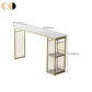Rectangle Pub Table Glam Style Bar Height Bar Table for Breakroom Clearhalo 'Bar Furniture' 'Bar Tables' 'bar_tables' 'furn' 'furn_bar_tables' 'Furniture' 'Kitchen & Dining Furniture' 6247370