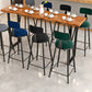 Modern Bar-height Table with Black Base 41.3-inch Height Table Base Bar Table 63"L x 17.7"W x 41.3"H Without Chairs Clearhalo 'Bar Furniture' 'Bar Tables' 'bar_tables' 'furn' 'furn_bar_tables' 'Furniture' 'Kitchen & Dining Furniture' 6247430