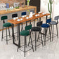 Modern Bar-height Table with Black Base 41.3-inch Height Table Base Bar Table Clearhalo 'Bar Furniture' 'Bar Tables' 'bar_tables' 'furn' 'furn_bar_tables' 'Furniture' 'Kitchen & Dining Furniture' 6247436