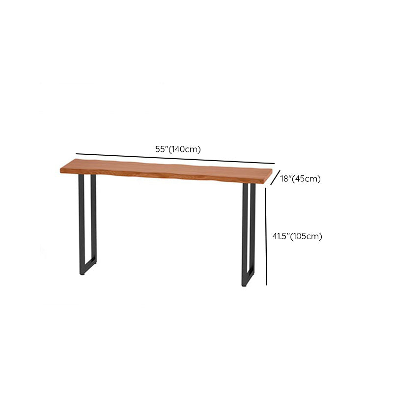 Modern Bar-height Table with Black Base 41.3-inch Height Table Base Bar Table Clearhalo 'Bar Furniture' 'Bar Tables' 'bar_tables' 'furn' 'furn_bar_tables' 'Furniture' 'Kitchen & Dining Furniture' 6247441
