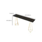 Glam Bar-height Table with Metal Base 41.3-inch Height Table Top Bar Table for Patio Clearhalo 'Bar Furniture' 'Bar Tables' 'bar_tables' 'furn' 'furn_bar_tables' 'Furniture' 'Kitchen & Dining Furniture' 6247478