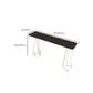 Glam Bar-height Table with Metal Base 41.3-inch Height Table Top Bar Table for Patio Clearhalo 'Bar Furniture' 'Bar Tables' 'bar_tables' 'furn' 'furn_bar_tables' 'Furniture' 'Kitchen & Dining Furniture' 6247484