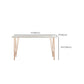 Glam Bar-height Table with Metal Base 41.3-inch Height Table Top Bar Table for Patio Clearhalo 'Bar Furniture' 'Bar Tables' 'bar_tables' 'furn' 'furn_bar_tables' 'Furniture' 'Kitchen & Dining Furniture' 6247485
