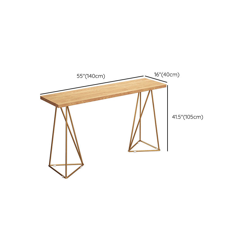 Glam Bar-height Table 41.3-inch Height Table for Living Room Clearhalo 'Bar Furniture' 'Bar Tables' 'bar_tables' 'furn' 'furn_bar_tables' 'Furniture' 'Kitchen & Dining Furniture' 6247511