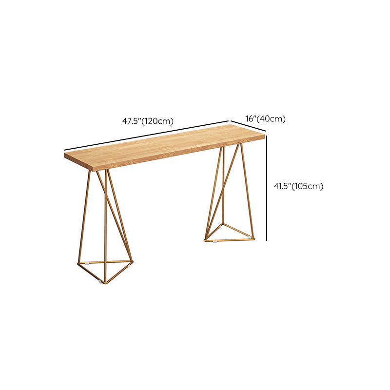 Glam Bar-height Table 41.3-inch Height Table for Living Room Clearhalo 'Bar Furniture' 'Bar Tables' 'bar_tables' 'furn' 'furn_bar_tables' 'Furniture' 'Kitchen & Dining Furniture' 6247516